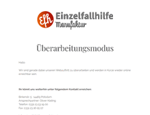 Tablet Screenshot of einzelfallhilfe-manufaktur.de